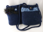Felted Purse, Hand Knit Small Felted Purse, Felted Bag, Multiple Colors - Felted for Ewe