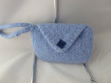 Hand knit Felted Mini Wristlet, Felted Purse - Felted for Ewe