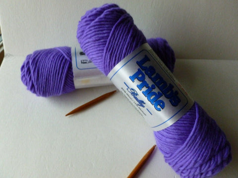 Supreme Purple Lamb's Pride Bulky - Seconds - by Brown Sheep Company - Felted for Ewe