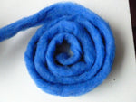 Wool Roving, Lake blue Heather by Bartlett yarns - Felted for Ewe