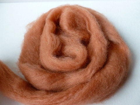Red Rock Romney and Merino Blend Wool Roving - Felted for Ewe