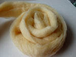 Maize Romney and Merino Blend Wool Roving - Felted for Ewe