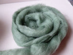 Blue Spruce Romney and Merino Blend Wool Roving - Felted for Ewe