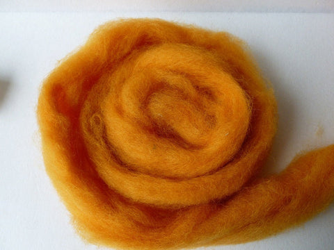 Gold Romney and Merino Blend Wool Roving - Felted for Ewe