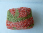 Felted Soap, Felted Handmade Soap - Cucumelon - Felted for Ewe