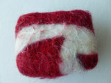 Felted Soap, Felted Handmade Soap - Pomegranate Pear - Felted for Ewe