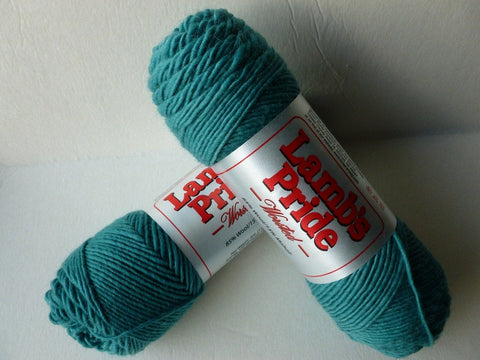 Teal Haze Lamb's Pride Worsted  - Seconds -by Brown Sheep Company - Felted for Ewe