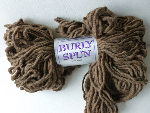 Burly Spun Wool Yarn - Oatmeal (heathered) - A Child's Dream