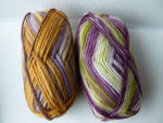Soho Stripes Yarn by Herrschners, 100% Wool, Bulky Self Striping, 50 gm - Felted for Ewe