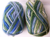 Soho Stripes Yarn by Herrschners, 100% Wool, Bulky Self Striping, 50 gm - Felted for Ewe