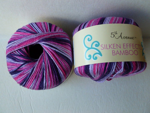 Berry Fields Silken Effects Bamboo by 5th Avenue - Felted for Ewe