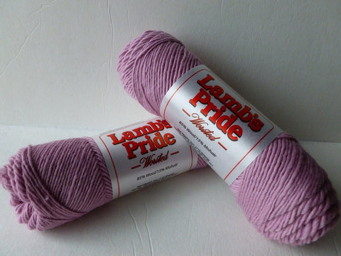 Victorian Pink Lamb's Pride Worsted  - Seconds -by Brown Sheep Company - Felted for Ewe