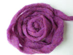 Wool Roving Wild Grape  by Bartlett yarns - Felted for Ewe