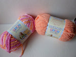 Yarn Sale  - Peachy, Baby Peach  Baby Blanket by Bernat