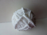 Baby Dove and White  Baby Blanket by Bernat - Felted for Ewe