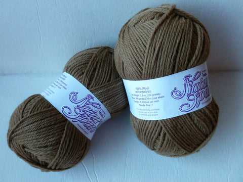 Latte  Nature Spun Worsted - Seconds- by Brown Sheep Company - Felted for Ewe