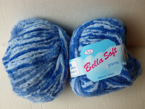 Medium Blue Panda Space by Bella Soft Yarn - Felted for Ewe