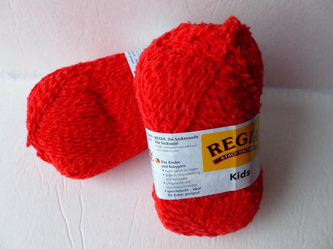 Red Kids by Regia, Nylon Wool Blend - Felted for Ewe