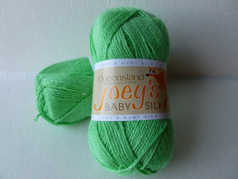 Spring Green Joey's Baby Silk by QueenslandCollection - Felted for Ewe