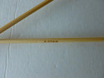 14 inch Aslan Trends Single Point Bambo Knitting Needles (6-15) - Felted for Ewe