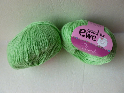 Mint Julep 501 Chord by Good for Ewe, Wool Blend, Worsted 50 gm - Felted for Ewe