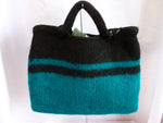 Felted Purse, Large Hand Knit Felted Tote - Felted for Ewe