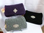 Felted Purse, Hand knit Felted Evening Clutch - Felted for Ewe