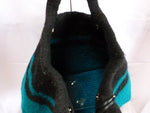 Felted Purse, Large Hand Knit Felted Tote - Felted for Ewe