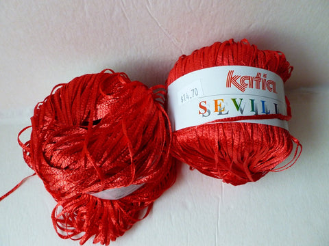 Yarn Sale  Crimson 4  Sevilla by Katia - Felted for Ewe