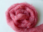 Wool Roving, Coral Heather by Bartlett yarns - Felted for Ewe