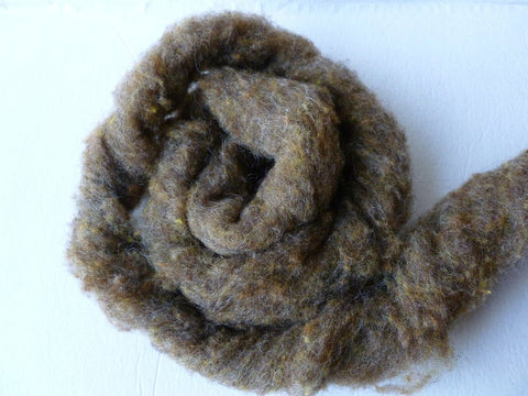 Wool Roving, Bronze by Bartlett yarns - Felted for Ewe