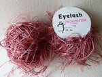 Dark Rose 1009 Eyelash  by Trendsetter Yarns - Felted for Ewe
